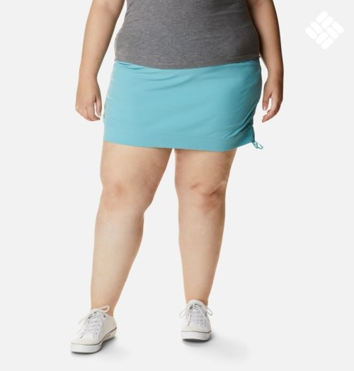 Women's Columbia Anytime Casual Skorts Turquoise | Plus Size CA-AL604